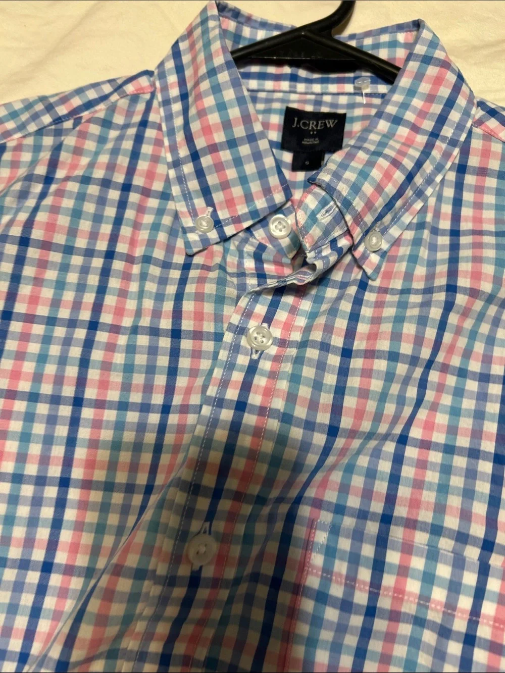J. Crew lightweight plaid